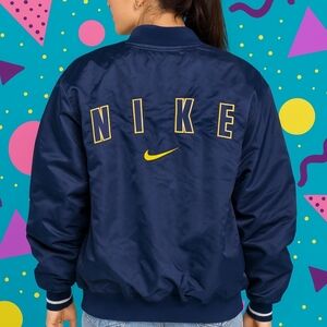 Nike Y2k Vintage Spell Out Jacket Xl Fits Ladies Large